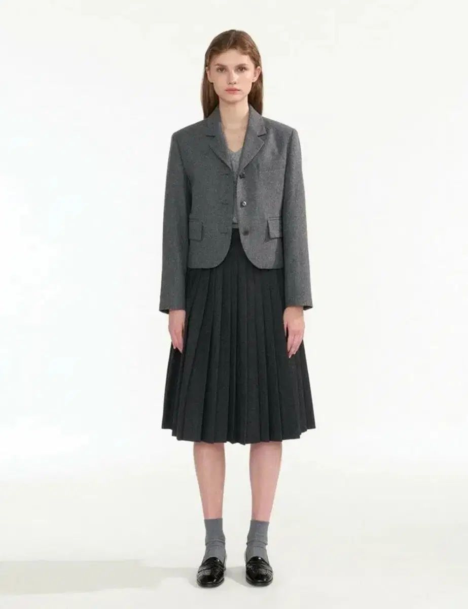 Nothing Written リー crop wool jacket 11,290円