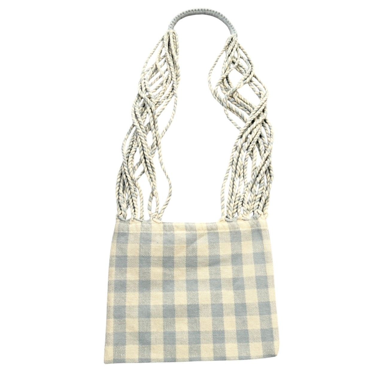MARNI マルニ チェック柄ハンモックバッグ ブルー 15645 - メルカリ