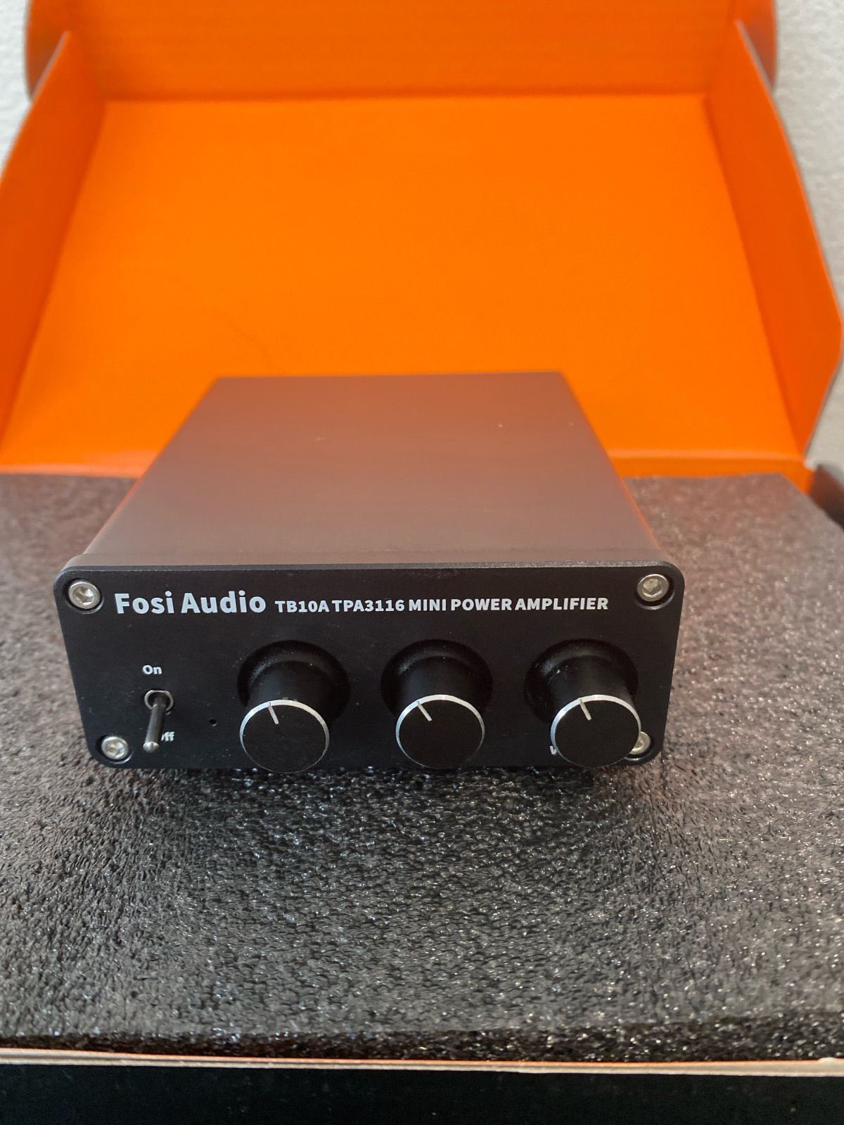 美品】Fosi Audio TB10A 2ch 小型パワーアンプ（100W×2 / 電源