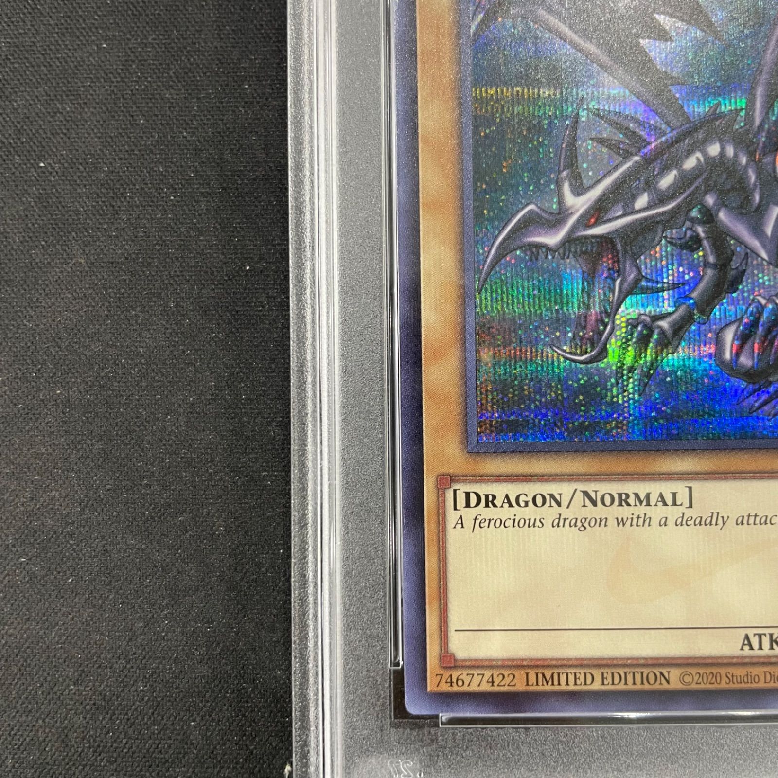 遊戯王 PSA10 真紅眼の黒竜 ナイキ NIKE シークレットレア NKC1-EN002