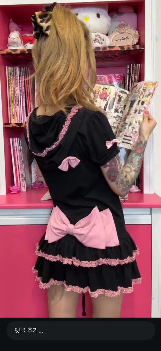 猫ミミ フードジップアップ レイ スリボン ギャル 姫ギャル 10,605円
