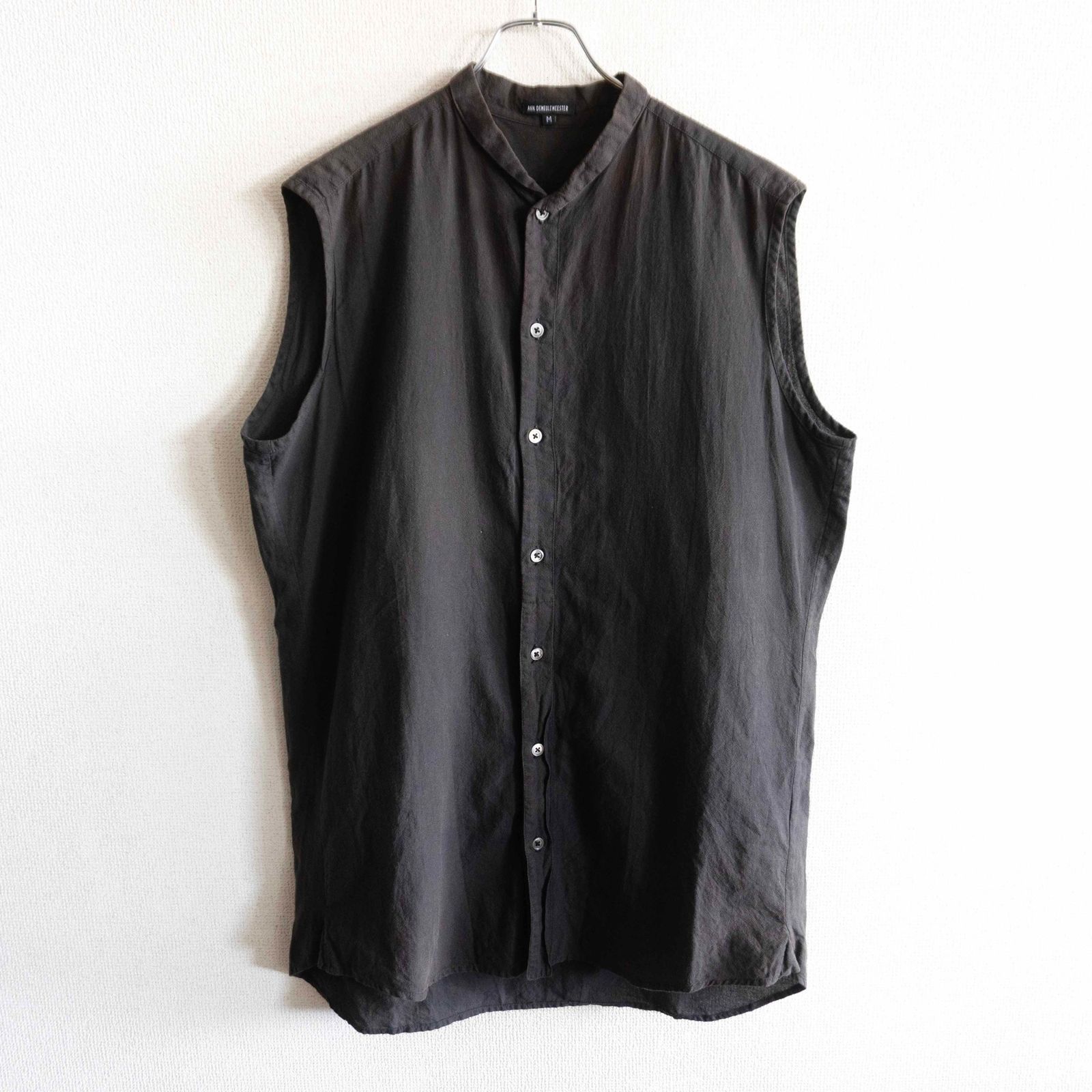 希少/アーカイブ】ANN DEMEULEMEESTERE 【ノースリーブ シャツ】 M 
