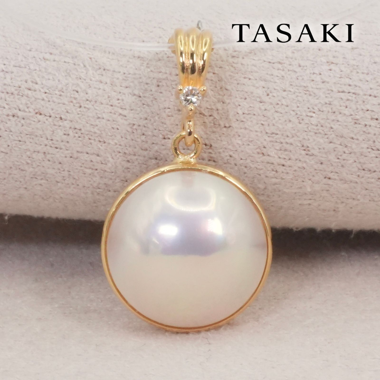 美品 タサキ K18×マベパール ネックレストップ 真珠 /24-3383 - メルカリ