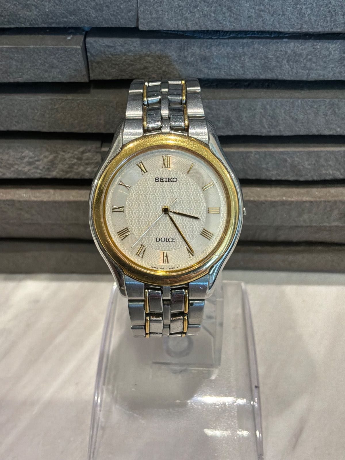 電池交換済み稼働品】SEIKO セイコー DOLCE ドルチェ 8J41-6030