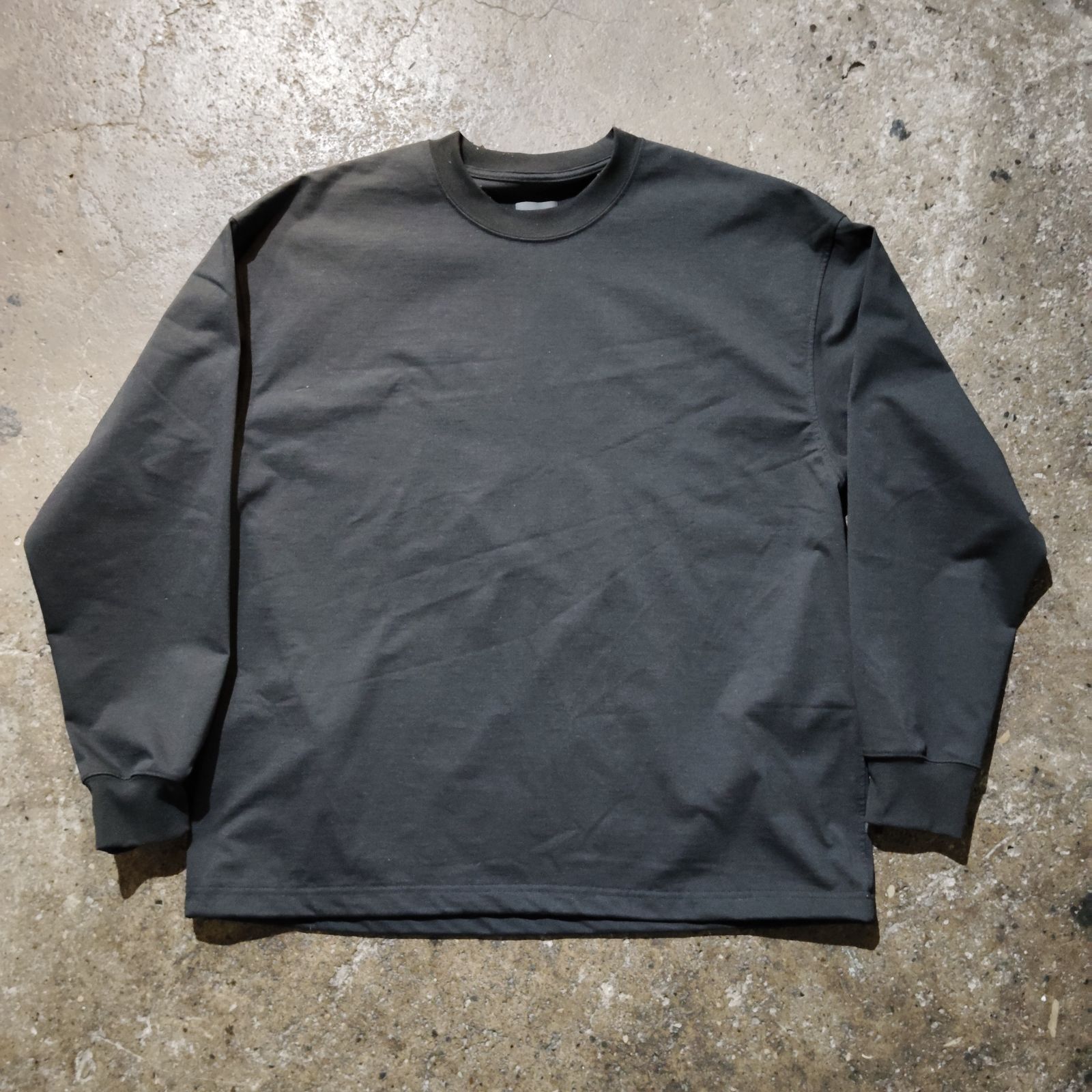 DAIWA PIER 39 TECH DREWSTRING L/S TEE 長袖カットソー ドローコード付き ブラック S ダイワピアサーティーンナイン BE-34026