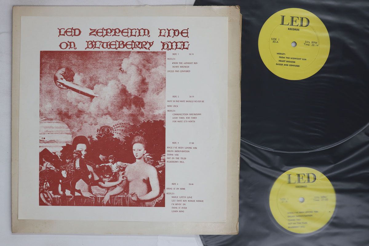 2discs LP Led Zeppelin Live On Blueberry Hill 3031 LED /00660