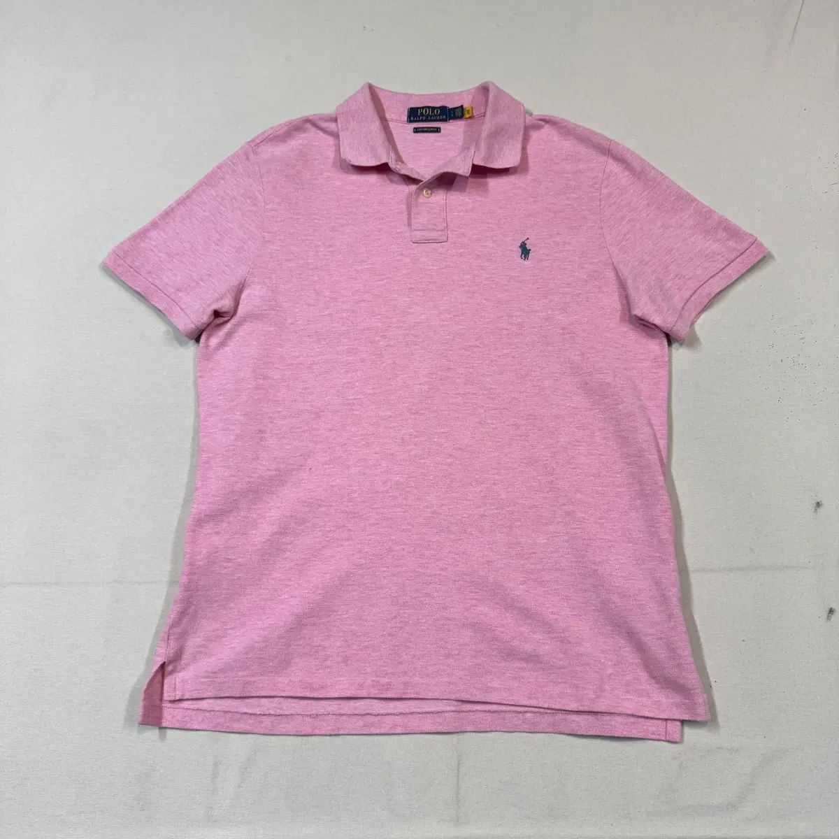 ポロラルフローレン Classic 半袖 カラーTシャツ PK 新モデル QRタブ