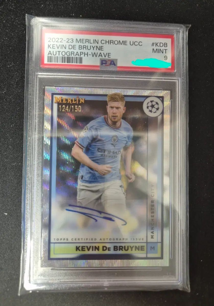 TOPPS ケビン・デ・ブライネ オート PSA9