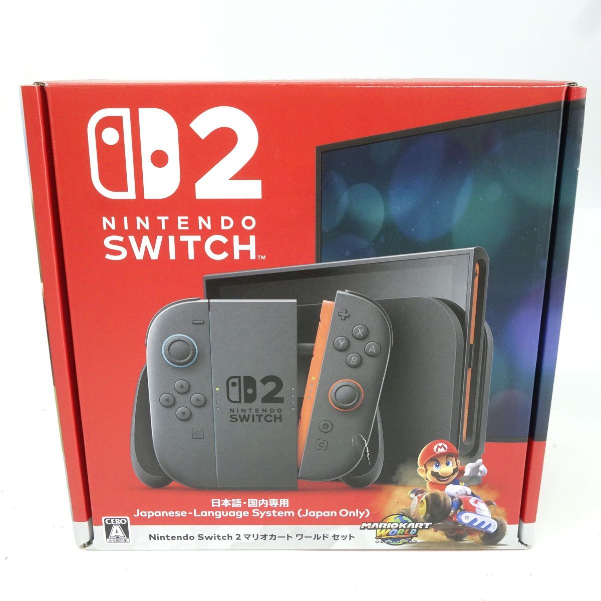 任天堂 Nintendo Switch 2 ニンテンドー スイッチ 本体 マリオカートワールドセット 日本語・国内専用　※中古