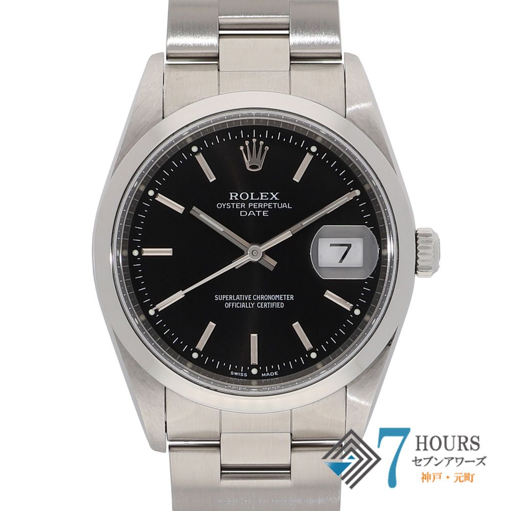148825 ROLEX ロレックス 15200 オイスターパーペチュアル ブラック ステンレス K番 自動巻き 純正ボックス 422,352円