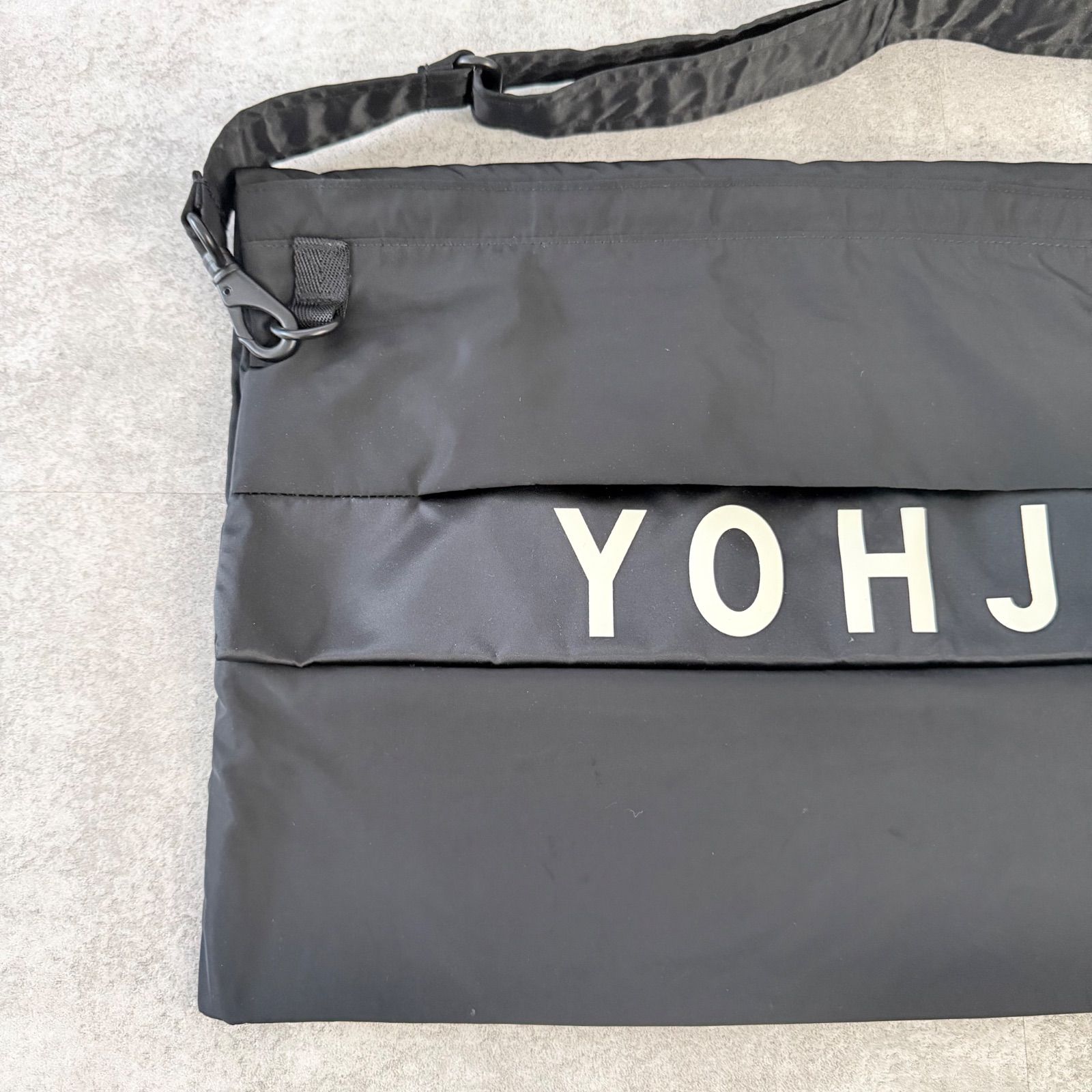 Y-3 パッカブル ショルダーバッグ 2WAY トート ロゴ プリント YOHJI Y-3 パッカブル ショルダーバッグ 2WAY トート ロゴ プリント YOHJI