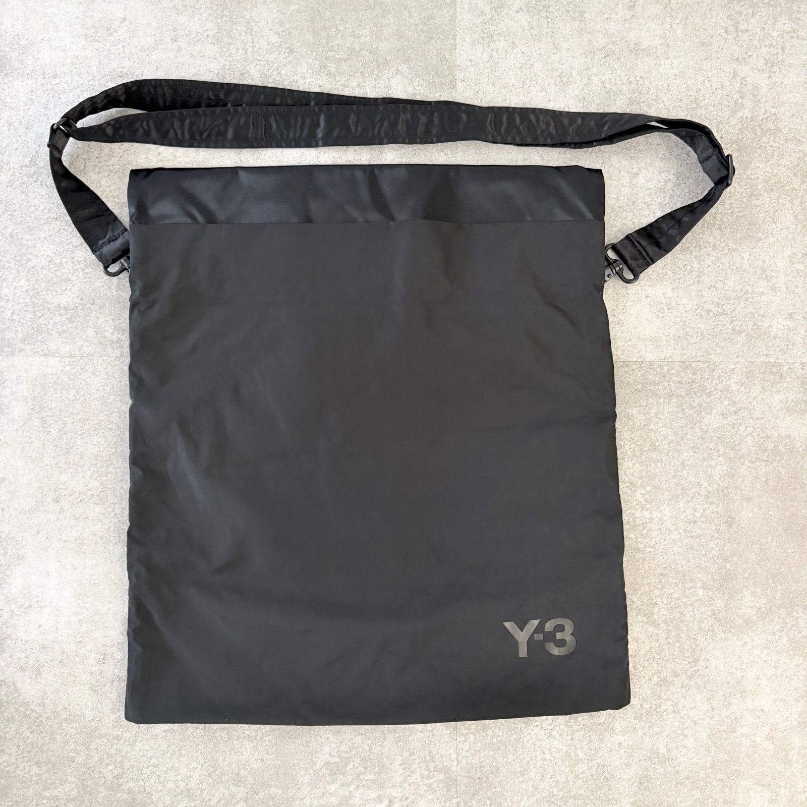 t*n様 Y-3 パッカブル ショルダーバッグ 2way ワイズリー ヨウジヤマ Y-3 パッカブル ショルダーバッグ 2WAY トート ロゴ プリント YOHJI