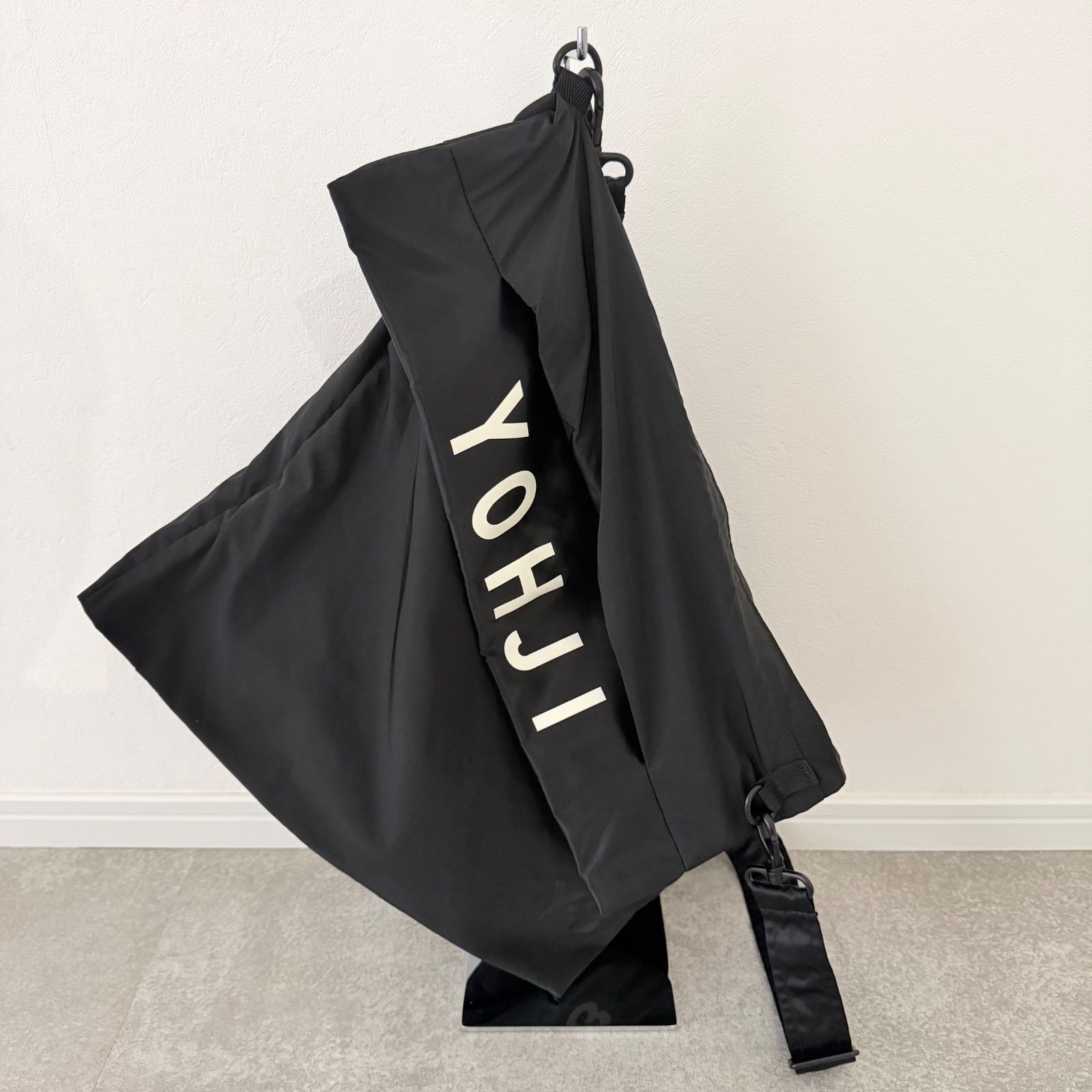 Y-3 パッカブル ショルダーバッグ 2WAY トート ロゴ プリント YOHJI