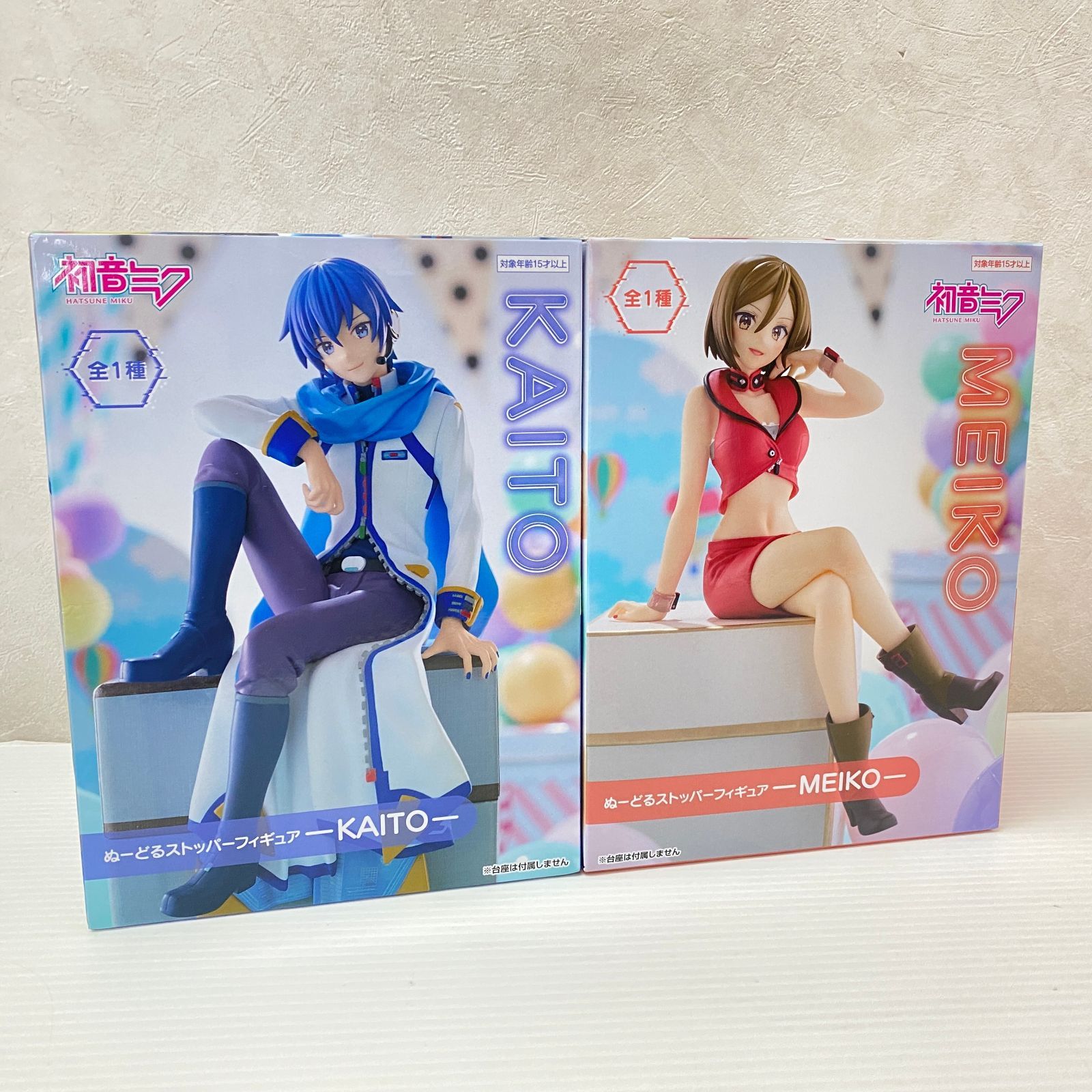 初音ミク ぬーどるストッパーフィギュア 2点セット KAITO MEIKO 未開封