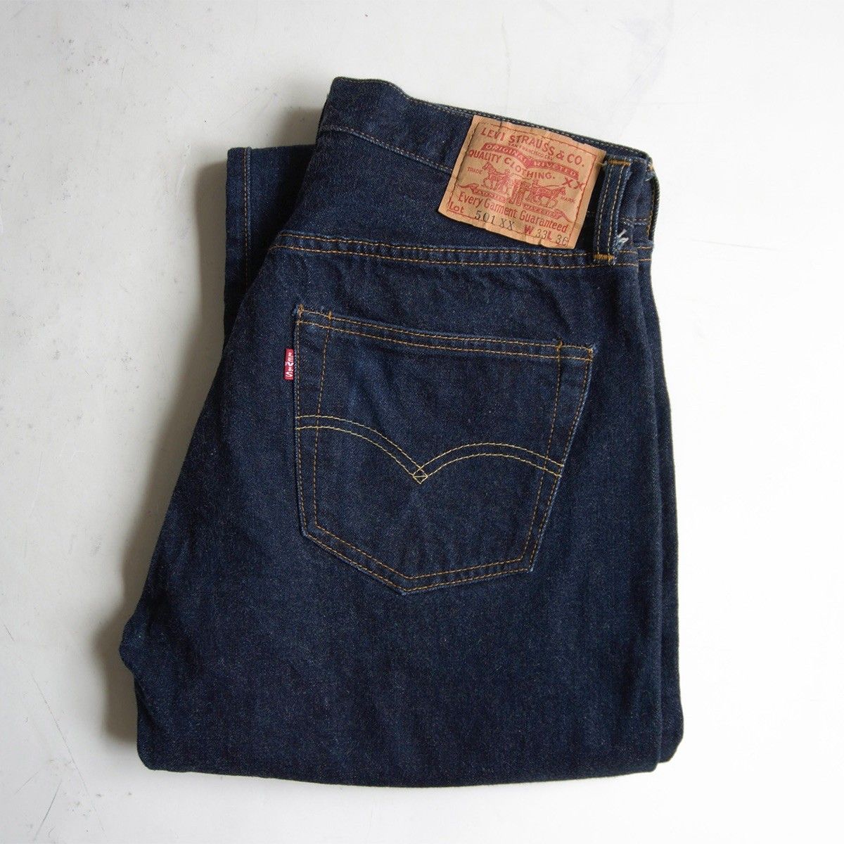 【美品濃紺/バレンシア製】 LEVI'S 【 501XX ビッグE デニムパンツ 】33×36 リーバイス 555 アメリカ製 wl 26080175