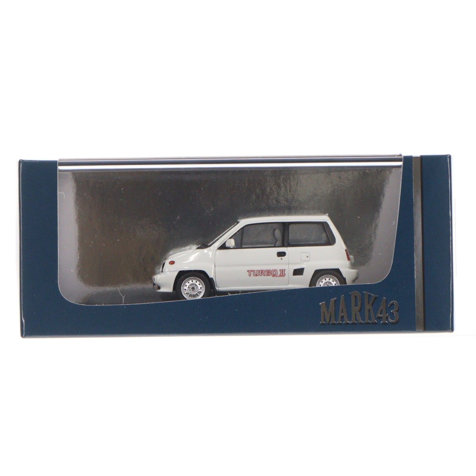 1/43 ホンダ CITY TURBO(シティ ターボ) II(グリークホワイト) 完成品 ミニカー(PM43139W) MARK43/ホビージャパン