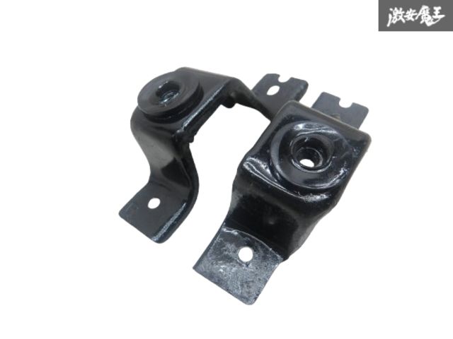 ☆良品☆ トヨタ 純正 AE86 スプリンター トレノ 後期 4AG 4A-GE フロントバンパー サイド ステー ブラケット 左右 ハチロク 棚9-2-C