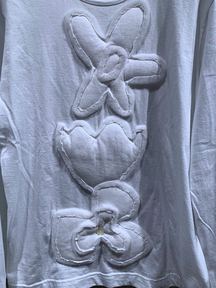TAO COMME des GARCONS 24AW 花柄刺繍長袖Tシャツ - メルカリ