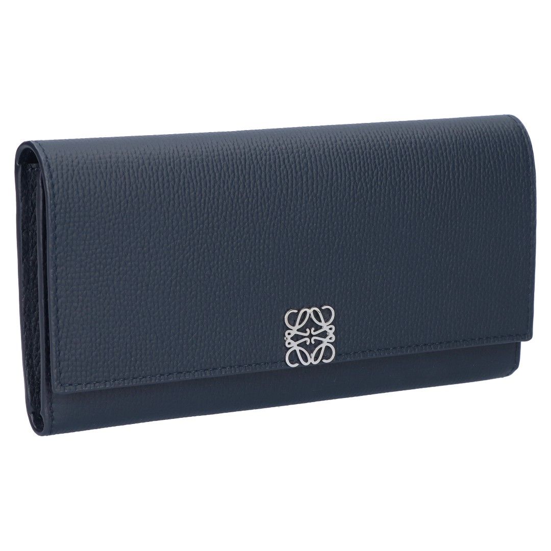 ロエベ LOEWE 長財布 アナグラム コンティネンタル C821ACWX07 5544 DEEP NAVY 【お取り寄せ】 63,250円