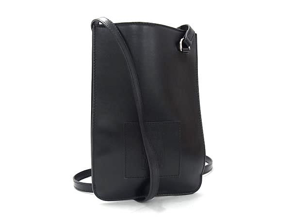 ■極美品■ MORABITO モラビト ブラゾン レザー ショルダーバッグ クロスボディ 斜め掛けかばん レディース ブラック系 FV2888 15,480円