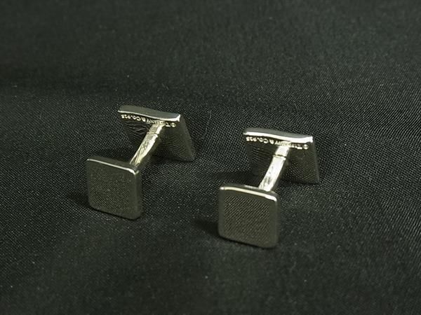 ■美品■ TIFFANY＆Co ティファニー ノーツ SV925 カフスボタン カフリンクス アクセサリー ビジネス 紳士 メンズ シルバー系 BU0775 11,340円