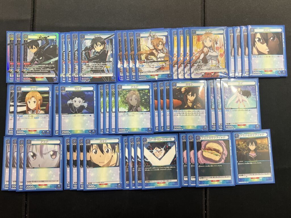 ユニオンアリーナ　ユニアリ　SAO アインクラッド　デッキ デッキ】SAO 青 アインクラッド【UNIONARENA】 ユニアリ - メルカリ