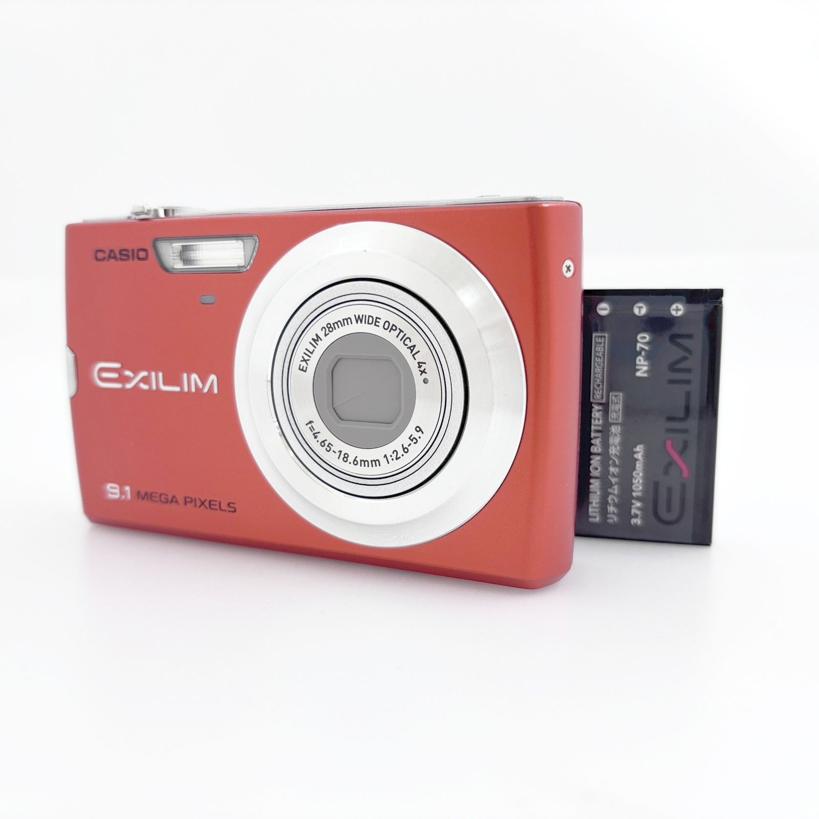 美品✨CASIO EXILIM EX-Z250 オレンジ 即使用セット付属✨ カシオ】CASIO EXILIM EX-Z250 オレンジ コンパクトデジタルカメラ +