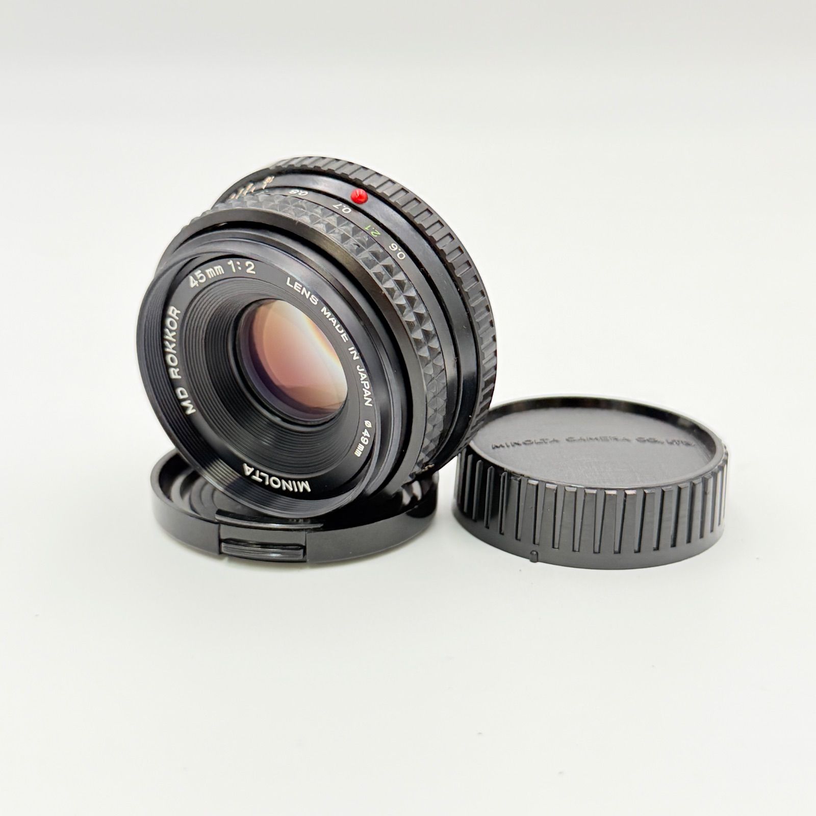 MINOLTA MD ROKKOR 45mm f/2 単焦点レンズ 0822