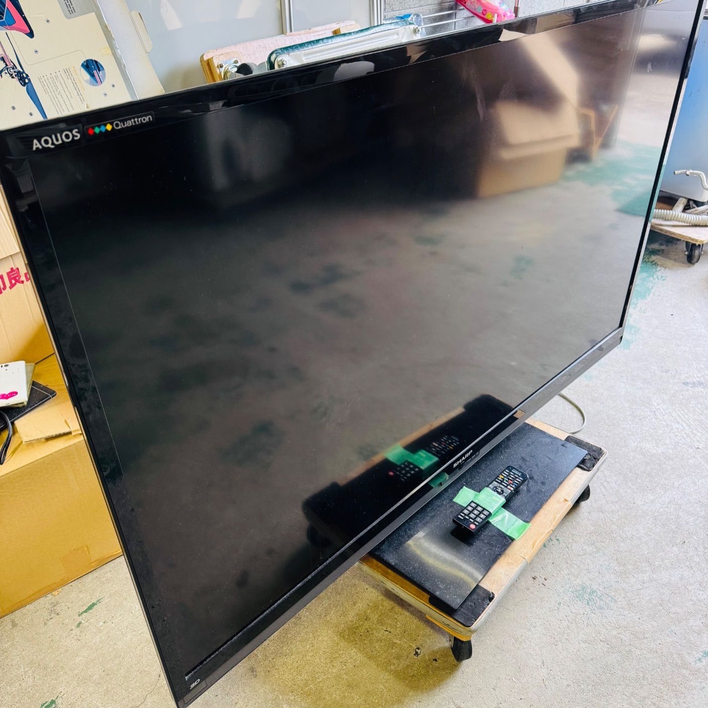 8h10 SHARP 液晶カラーテレビ AQUOS LC-60Z5 2011年製 リモコン有り