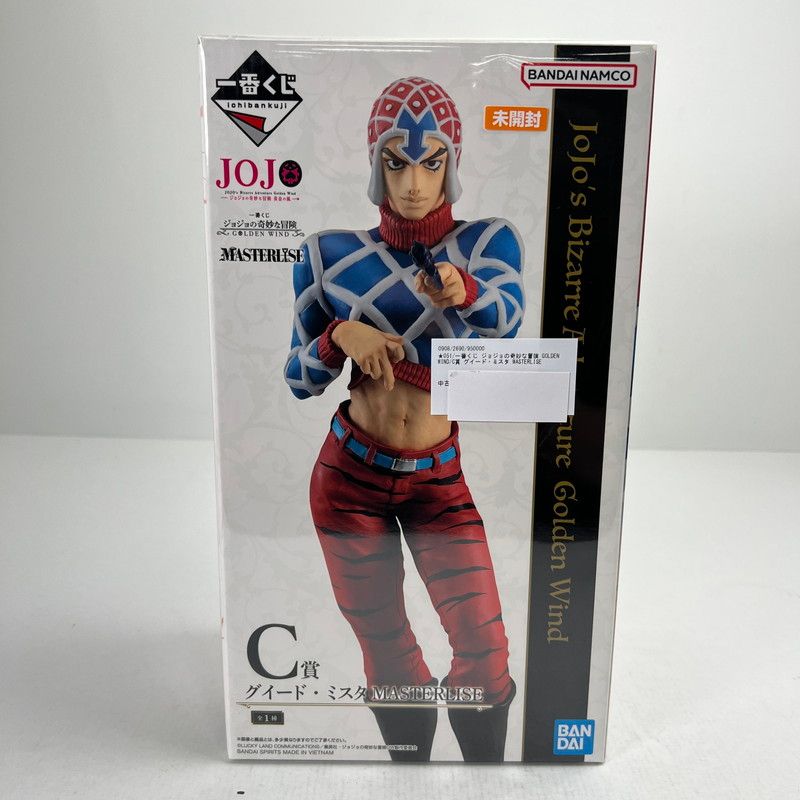 【中古美品】 未開封 一番くじ ジョジョの奇妙な冒険 GOLDEN WIND C賞 グイード・ミスタ MASTERLISE フィギュア 【051-260811-io-13-fuzh】