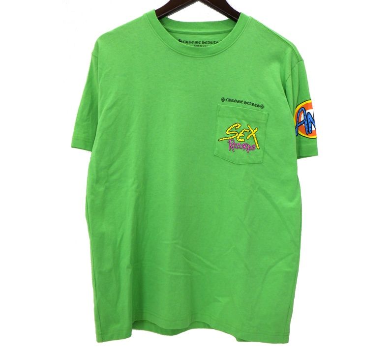 クロムハーツ CHROME HEARTS × マッティ ボーイ MATTY BOY 【 PRO SEX RECORDS TEE 】 セックス レコード プリント 半袖 Tシャツ　h8886