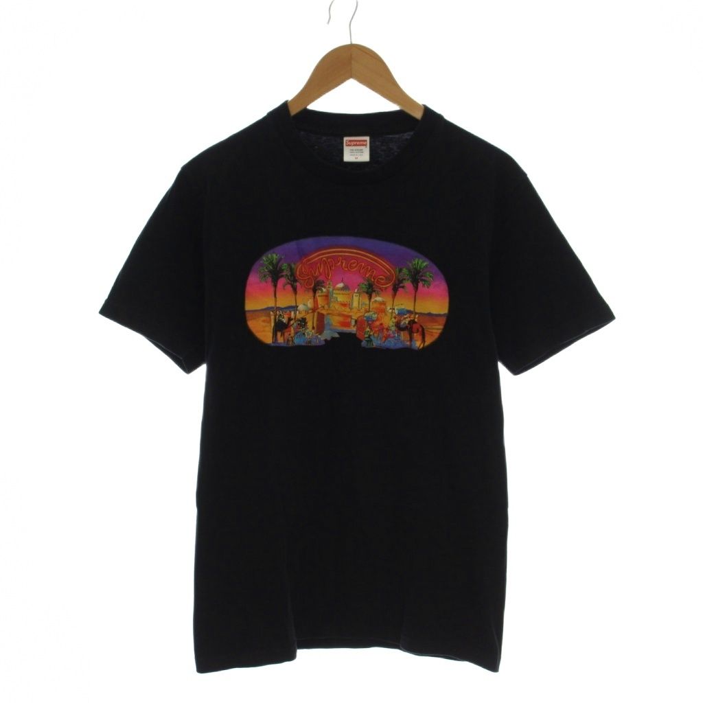 シュプリーム SUPREME 17SS Mirage Tee Tシャツ M 黒 ブラック クルーネック 半袖 プリント /LP ■GY18