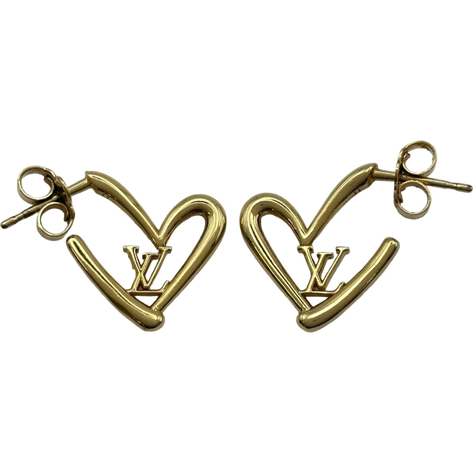 ルイ・ヴィトン LOUIS VUITTON ブックルドレイユフォーリンラブPM ゴールド メタル アクセサリー 28,600円