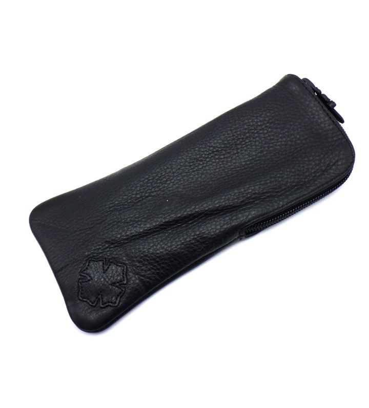 クロムハーツ CHROME HEARTS ダガー ジップ アイウェア 眼鏡 レザー