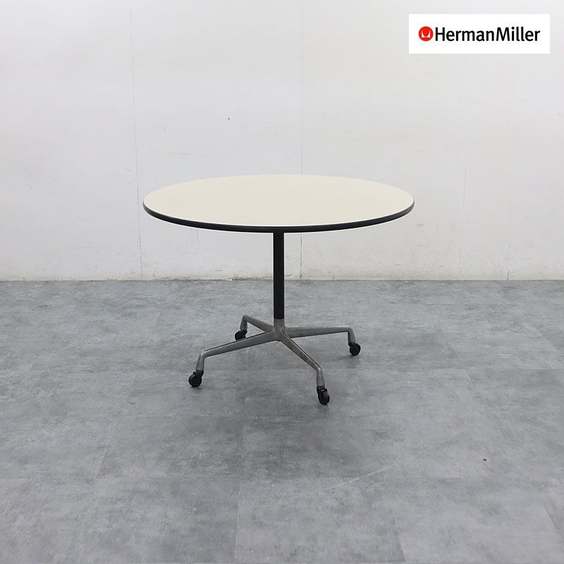Herman Miller ハーマンミラー イームズテーブル ユニバーサルベース ラウンドテーブル/円テーブル キャスタータイプ ヴィンテージ 60,500円