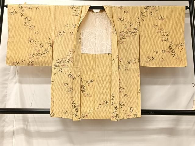 平和屋着物＃羽織　草花文　正絹　逸品　未使用　CABI9598ua 7,904円
