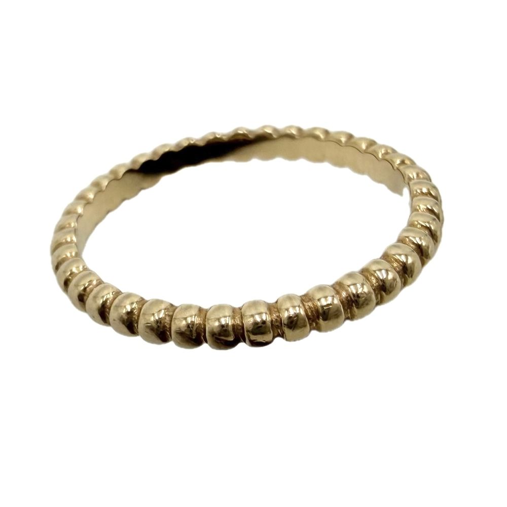 ヴァンクリーフ&アーペル 指輪 レディース ペルレリング ジュエリー アクセサリー Au750 18金YG 54サイズ Van Cleef & Arpels K18イエローゴールド 約13.5号 VCARPJMG54 約2.2g【中古品】
