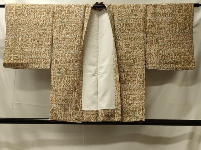 平和屋着物＃羽織　花鳥文　正絹　逸品　CABJ5554in