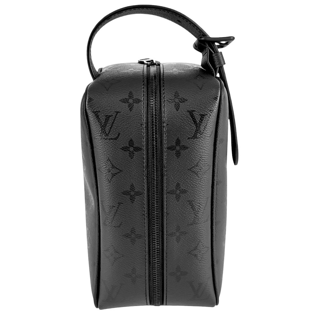 ルイヴィトン ハンドバッグ メンズ モノグラム・ミッドナイトキャンバス ロッカードップ・キット クラッチバッグ LOUIS VUITTON M26810 ブラック 黒 ブラック金具 美品【中古品】