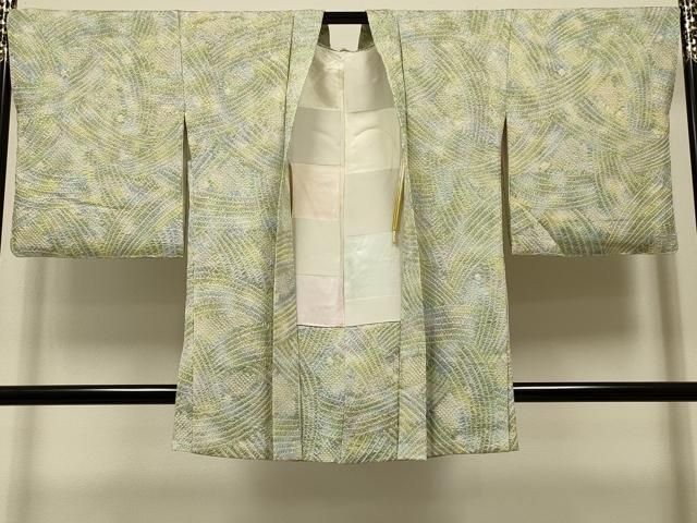 平和屋着物＃羽織　総絞り　流水文　暈し染め　正絹　逸品　CABK3224in 9,490円