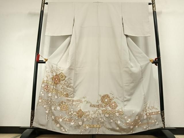 平和屋着物●豪華色留袖　中国三大刺繍　汕頭刺繍　スワトウ刺繍　吉祥花文　暈し染め　金糸　金彩　やまと誂製　正絹　逸品　AABK7798fy 25,012円