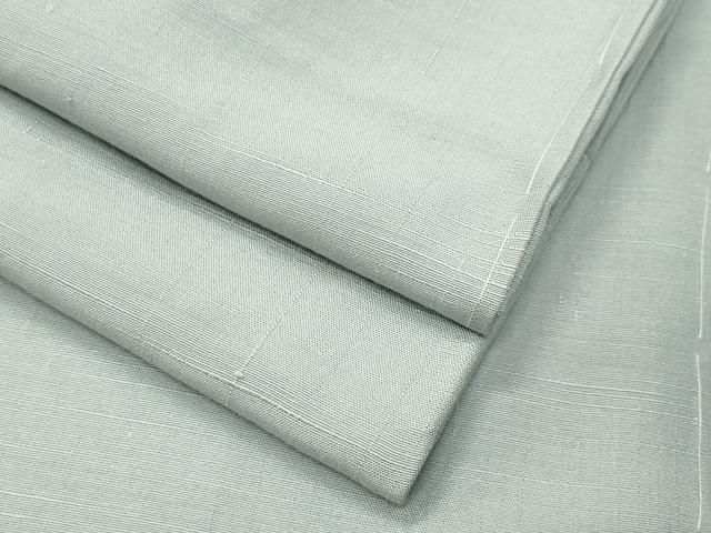 平和屋着物●男性　紬　千草鼠色　正絹　逸品　未使用　CABK2202gh 23,088円