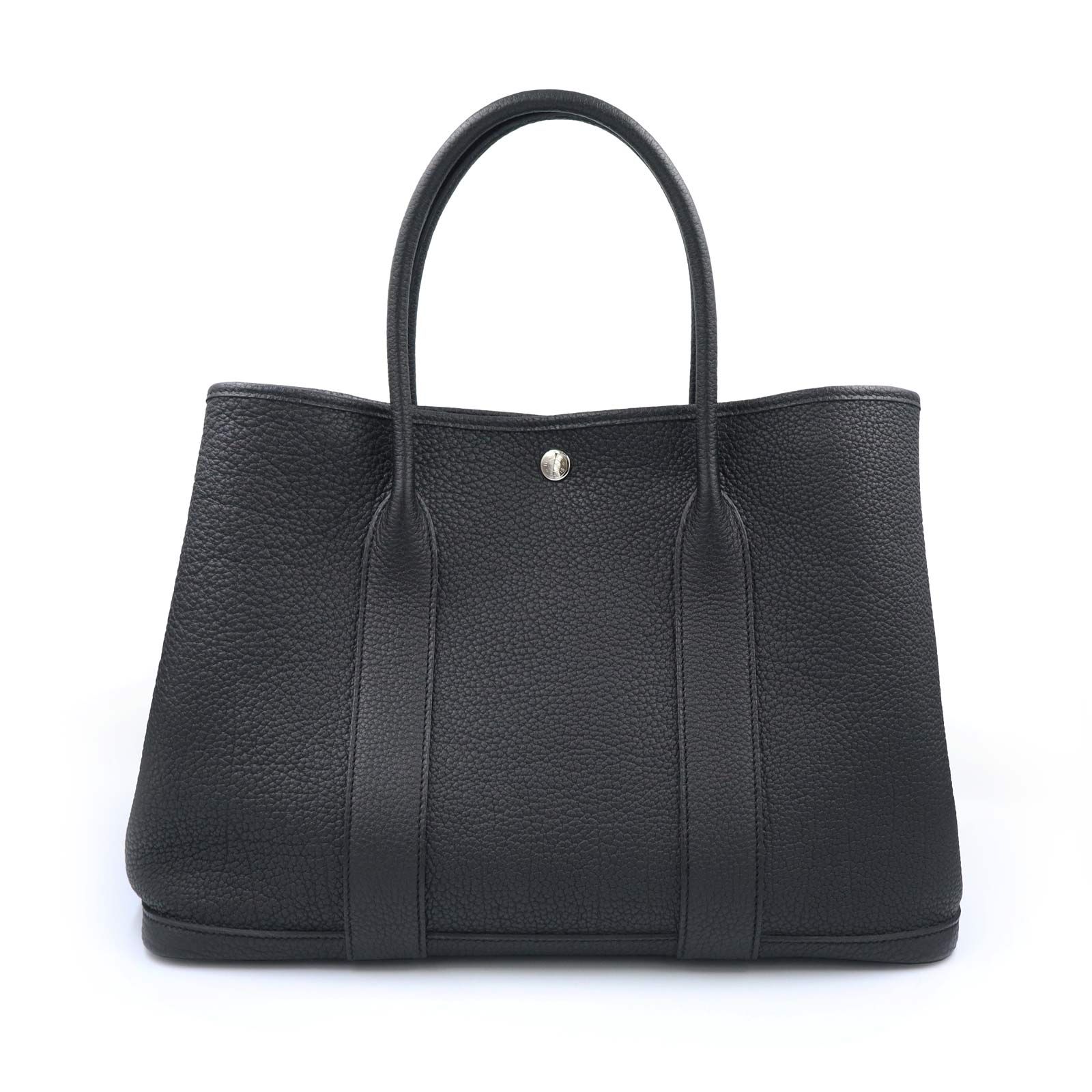 エルメス ガーデンパーティ PM 36 ネゴンダ ブラック Z刻印 ハンドバッグ レザー シルバー金具 HERMES（未使用　展示品） 407,880円