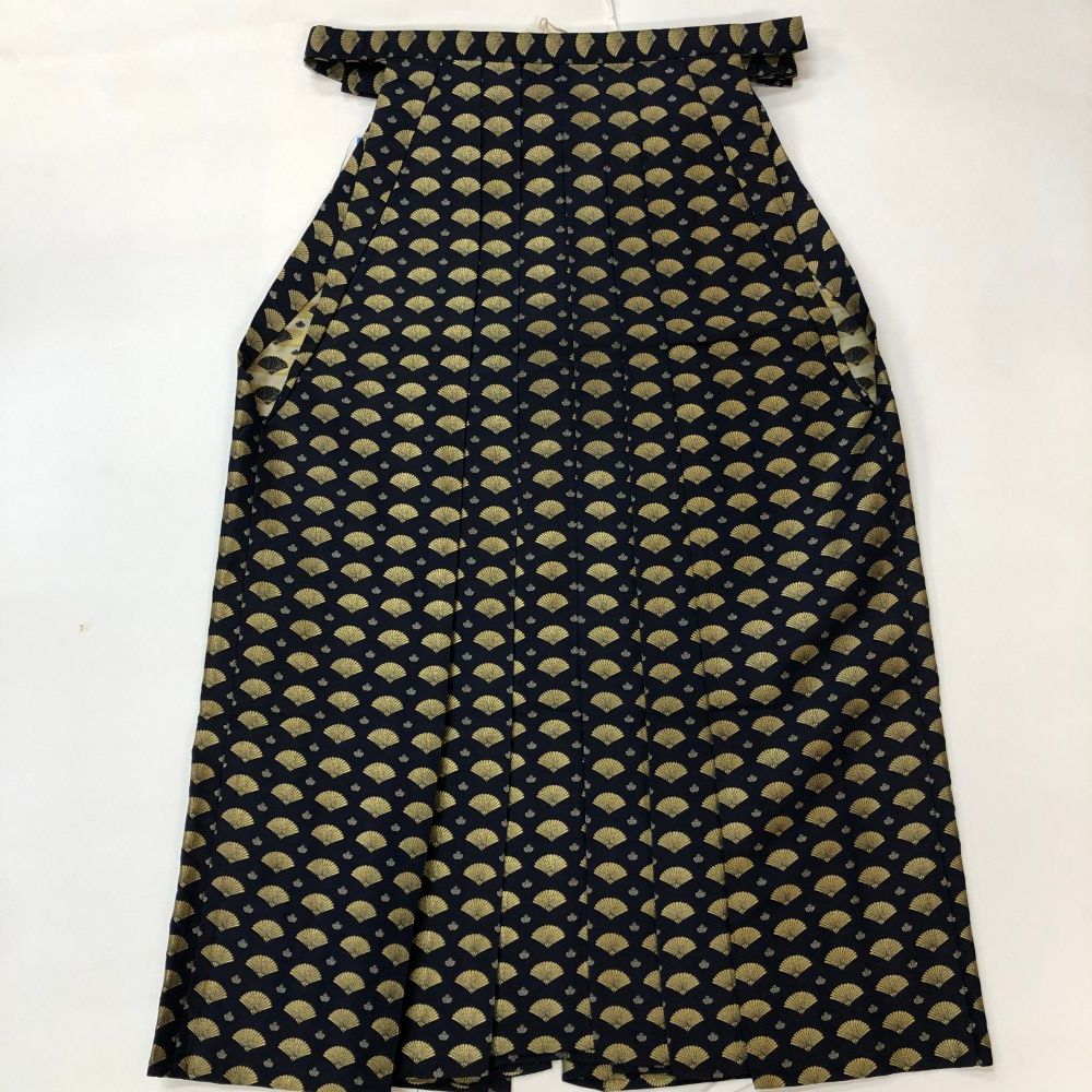 袴 行灯袴 男袴 紐下丈86cm M-L size 男性用袴 成人式袴 金 薄い黒 中古 6348 8,170円