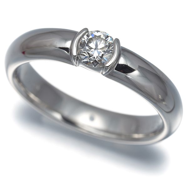 ティファニー リング ダイヤ ダイヤモンド 0.28ct ドッツ ソリティア 12号 Pt950 #198810