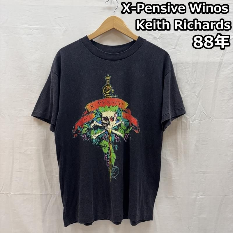 ヴィンテージ X PENSIVE THE WINOS KEITH 88年 BROCKUM ボディ バンド Tシャツ 80s 80年代 メンズ L ISItems【USED】【古着】【中古】50165286