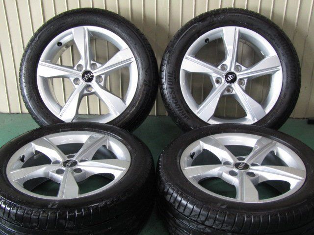 【冬物限定価格】アウディ　8W系　A4純正　5スポークシルバーデザイン 65,450円