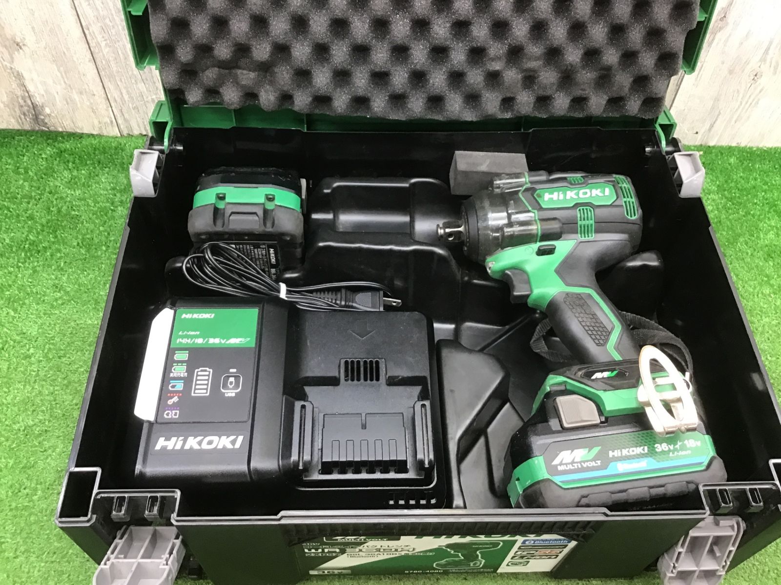 【中古動作品】ハイコーキ(HIKOKI ※旧:日立工機) コードレスインパクトレンチ WR36DH(2XPSZ)◆アクトツール富山店◆B