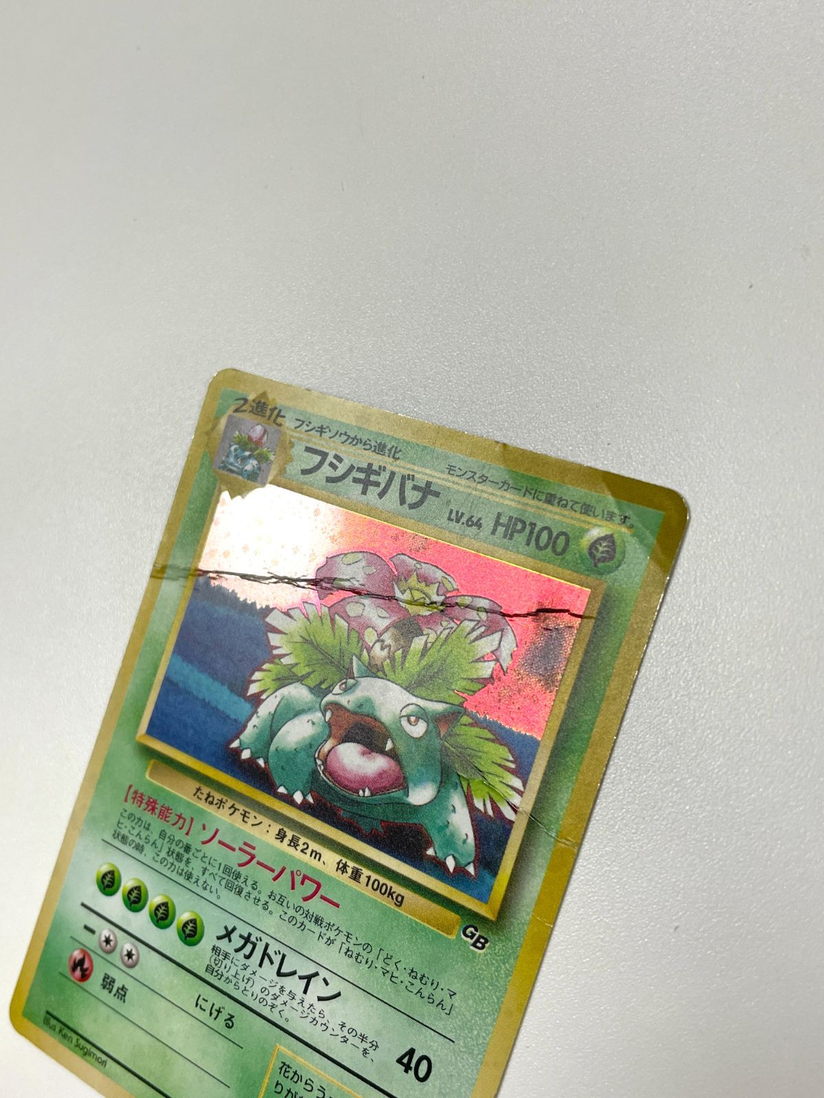 訳あり特価】 ポケモンカード 1999 フシギバナ GBプロモ ホロ 旧裏 No