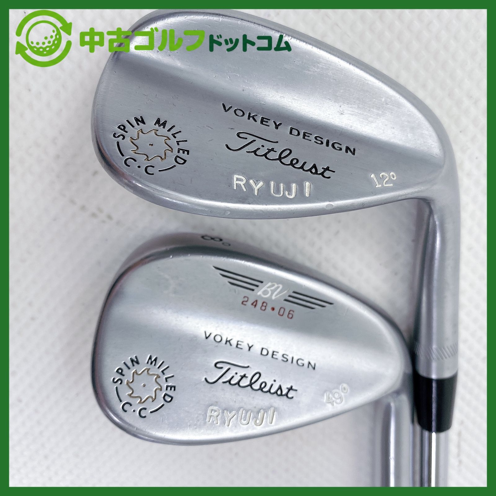 タイトリスト ボーケイ スピンミルド C・C 今田竜二 48° 53° 2本 ウェッジ Dynamic Gold